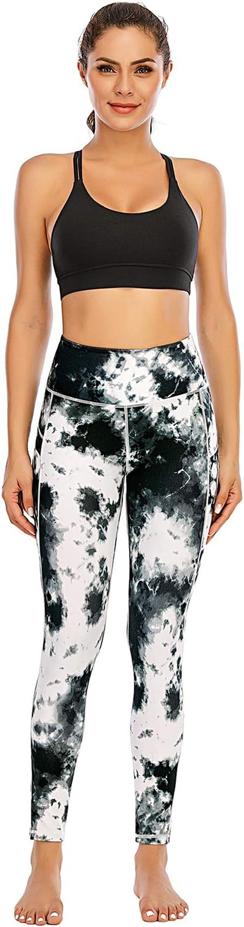 Women’s Tummy Control Leggings – High-Waisted Workout Pants with Pocket