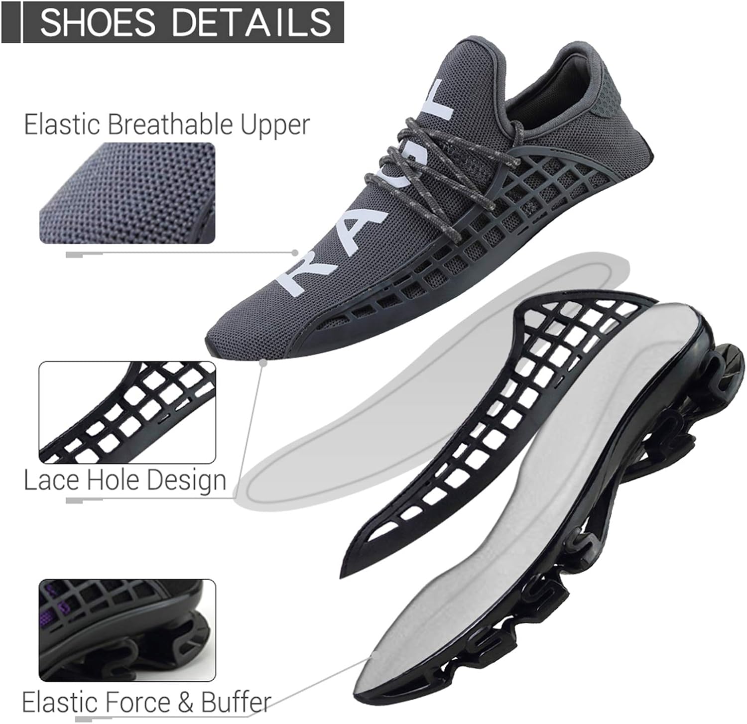 Men's Slip-On Running Shoes – Breathable & Lightweight