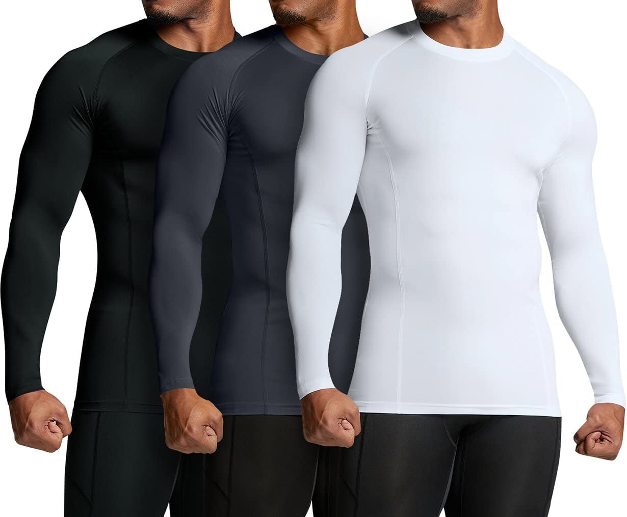 Men's UPF 50+ Long Sleeve Compression Shirt