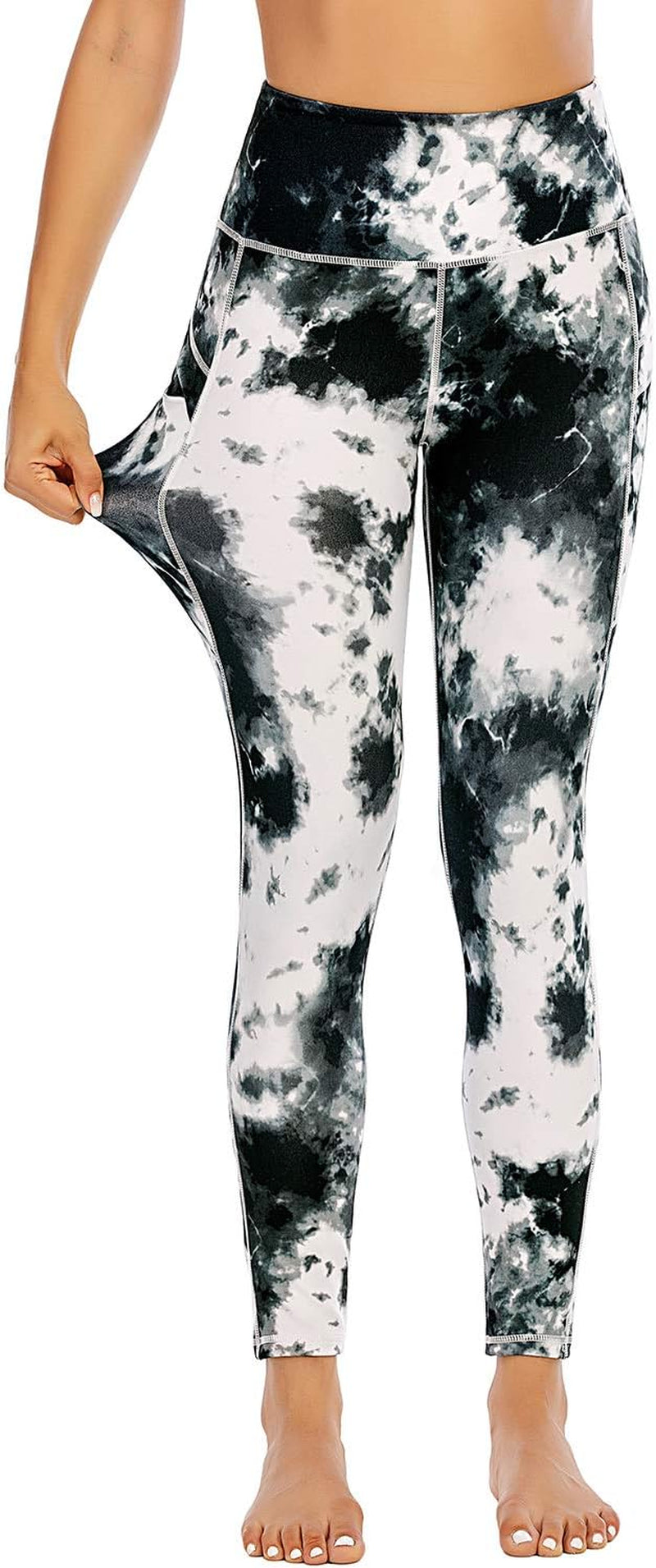 Women’s Tummy Control Leggings – High-Waisted Workout Pants with Pocket